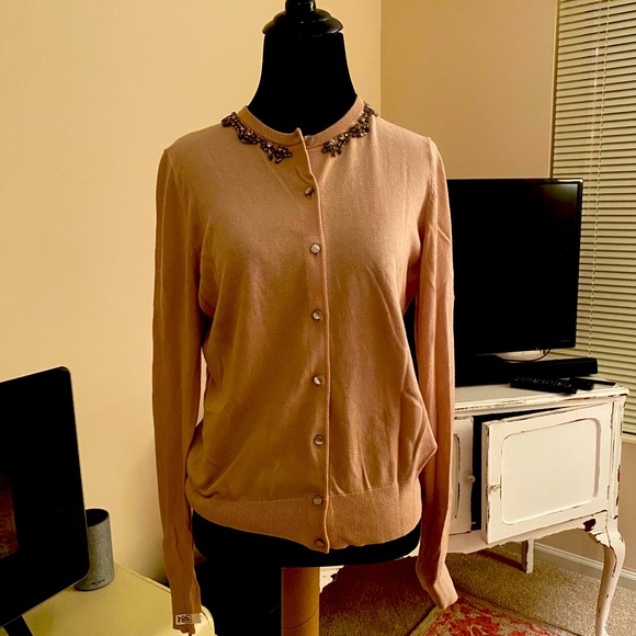Ann Taylor Sweaters - Cardigan with beaded detail from Ann Taylor